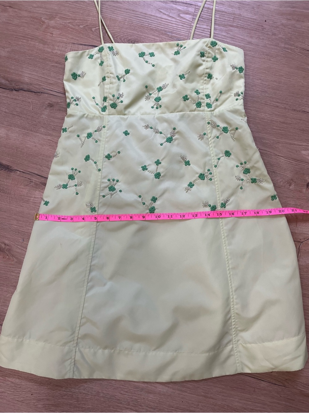 GANNI Beaded Nylon Mini Dress - Picture 7 of 11